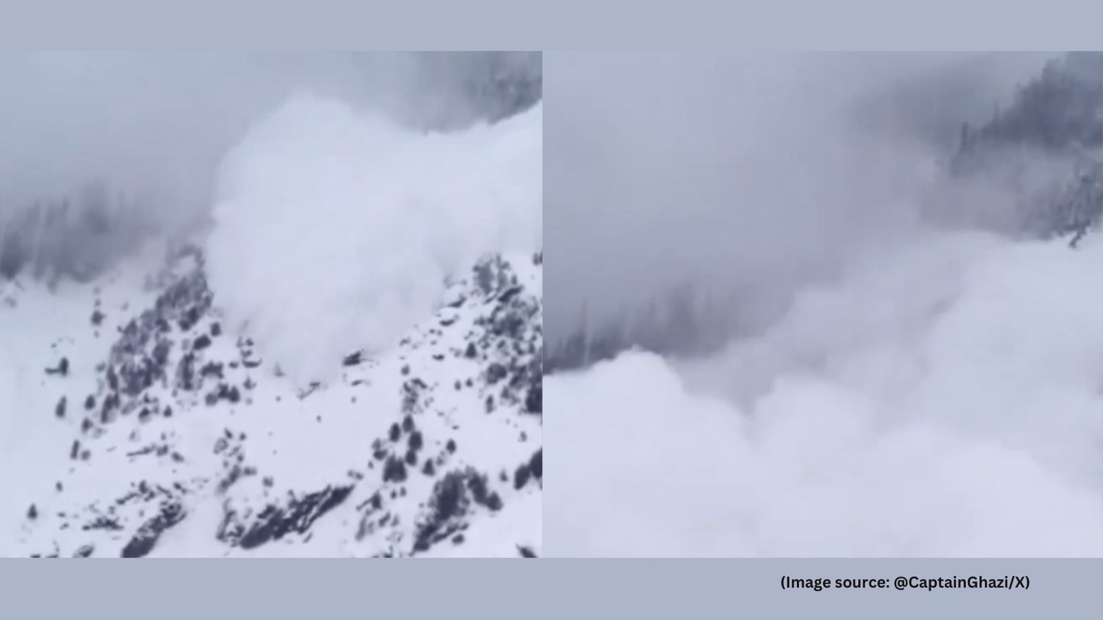 After Sonmarg, a massive avalanche hit Warwan valley in Jammu and Kashmir; video goes viral