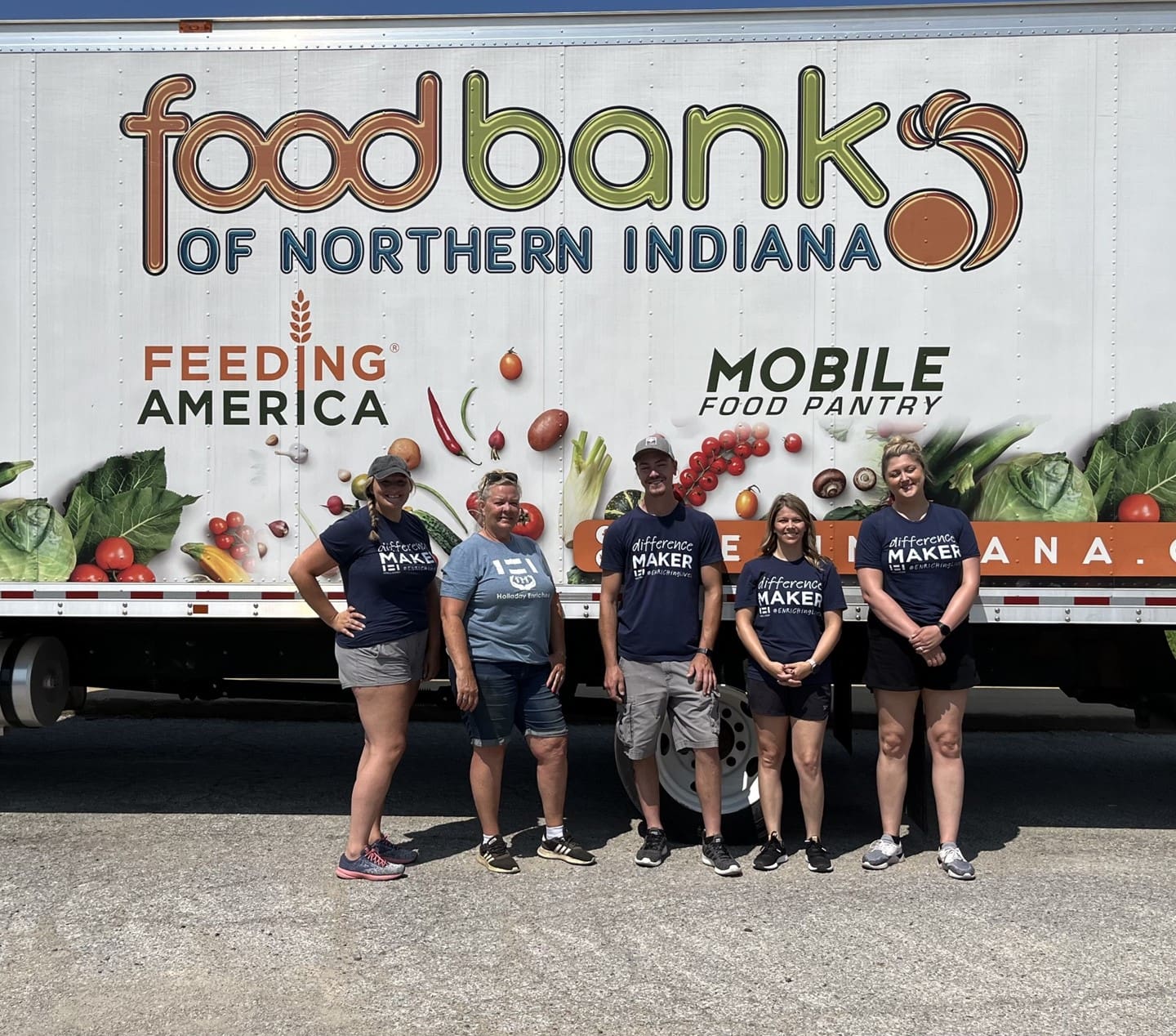August 2026 Food Bank of Northern Indiana Mobile Food Distribution Schedule