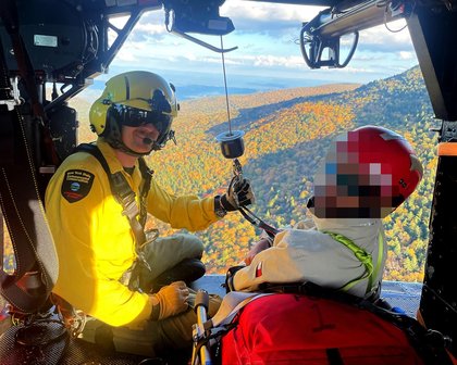 Injured hiker airlifted from Catskills peak