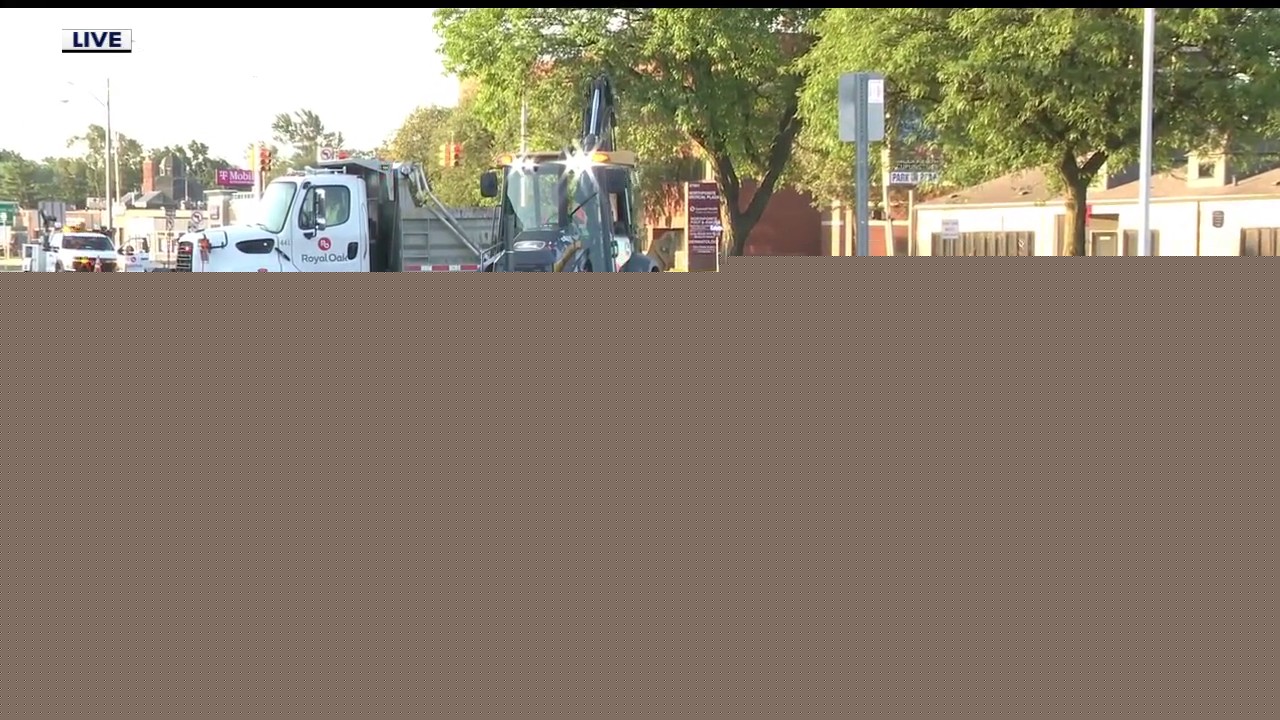Cleanup, repairs underway at Woodward water main break