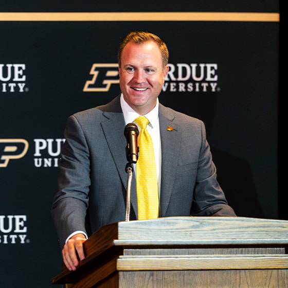 McClelland introduced as new athletics director at Purdue