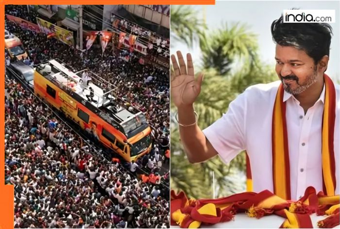 TVK vs police: Vijay’s party alleges lathicharge led to stampede at Karur, state government calls it…