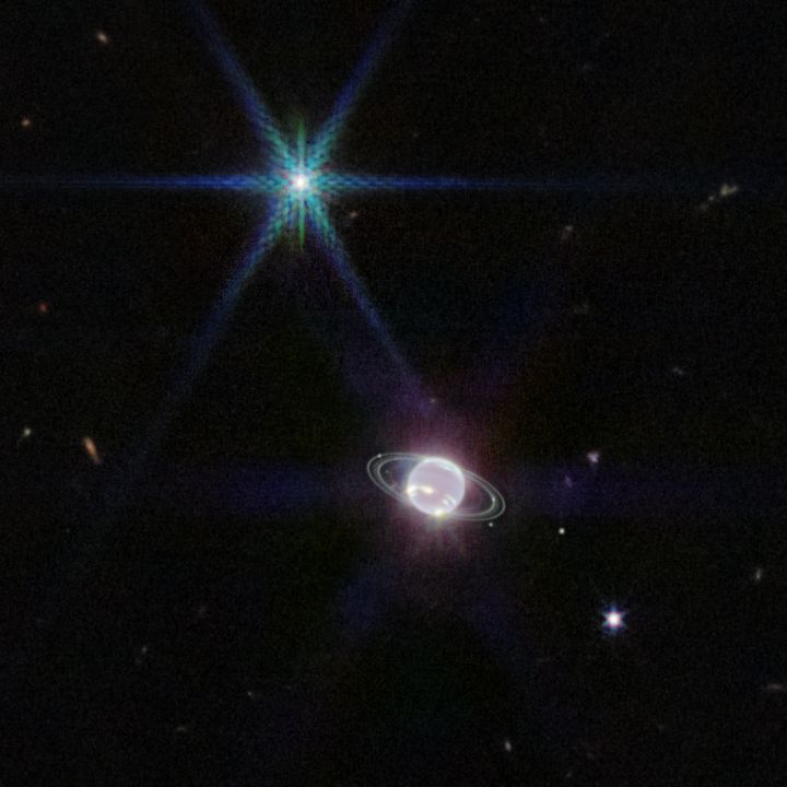 Ancient disaster for Neptune moons caught by Webb telescope