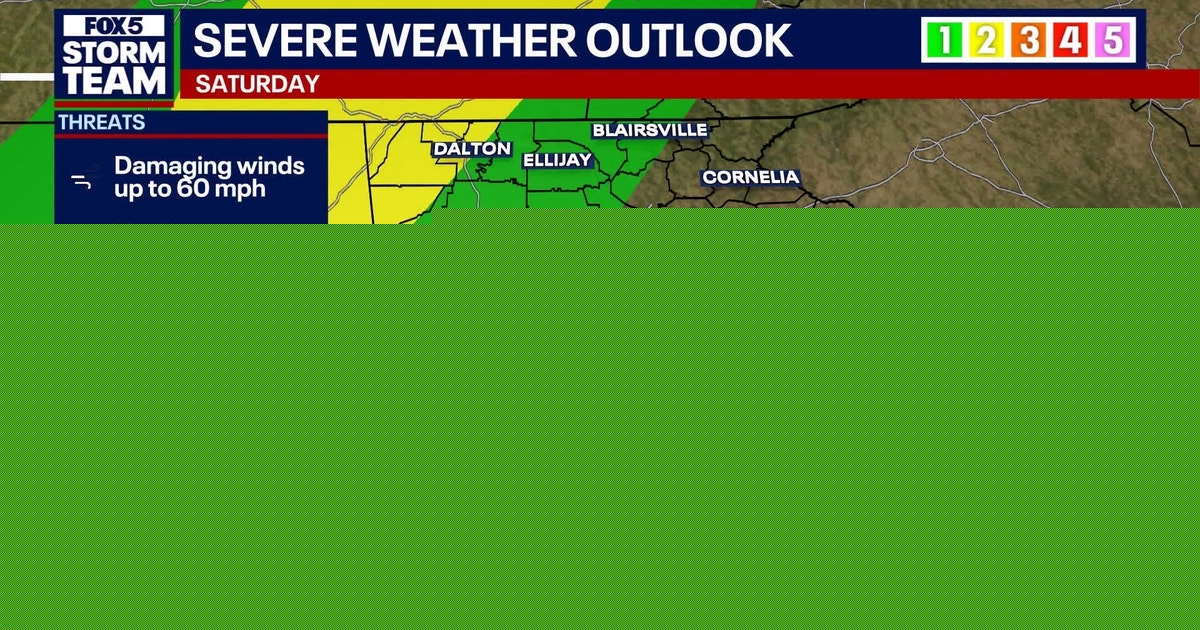Strong storms, flooding possible for north Georgia this weekend