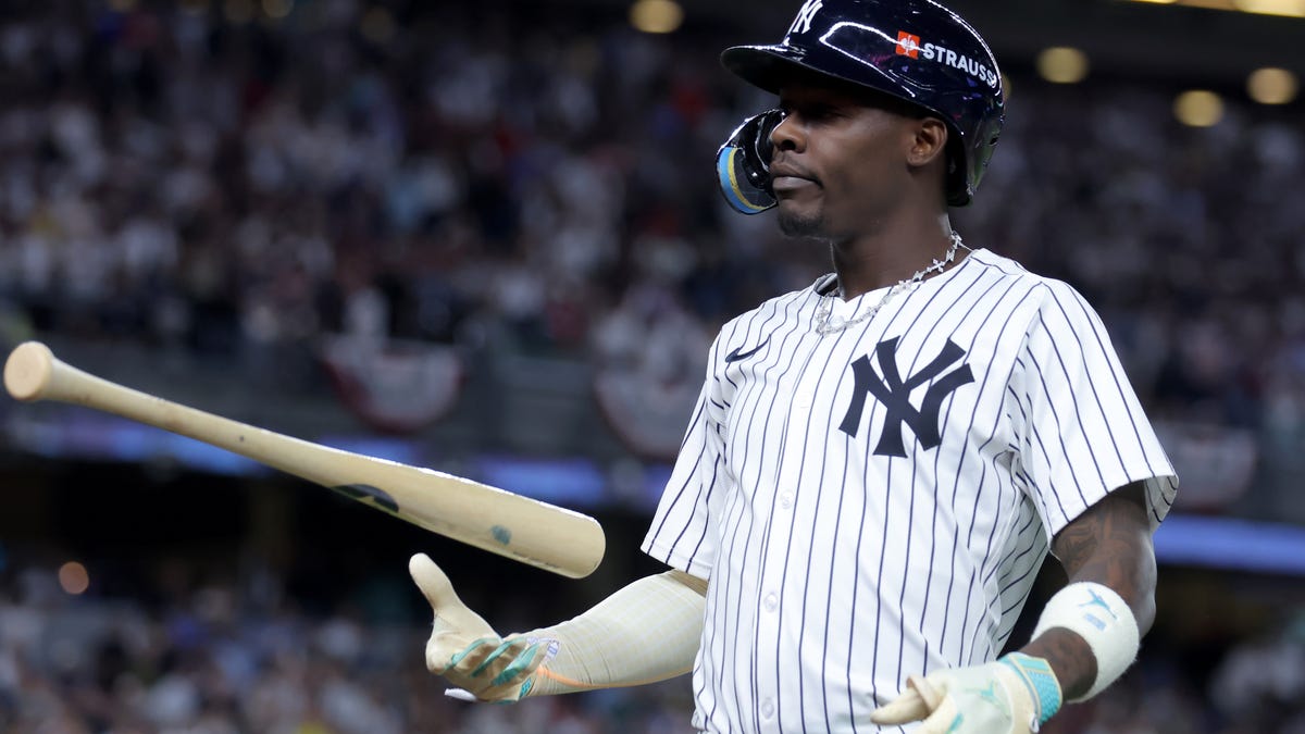 Why wasn't Jazz Chisholm Jr. in the starting lineup for the Yankees?