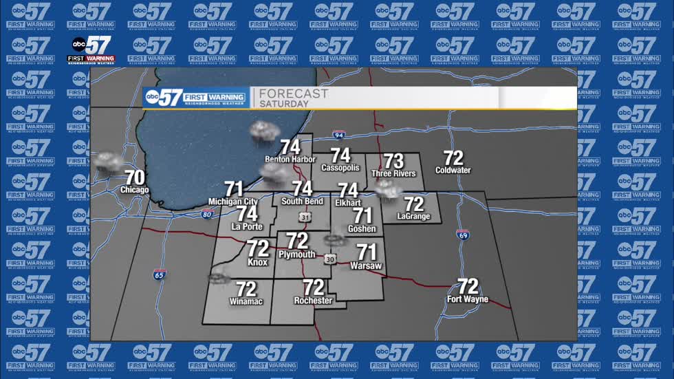 Light showers arriving soon, More impactful rain tomorrow