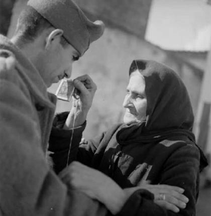 Comment on A Greek Mother blesses her soldier son and gives him an icon of Saint George as he sets off to defend Greece by peterharpas@hotmail.com