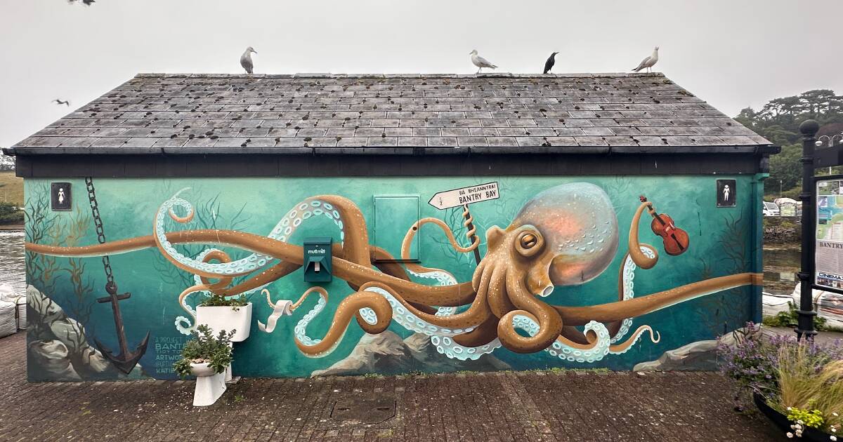 Postcard from Ireland: through rain and fog, an eccentric splash of colour