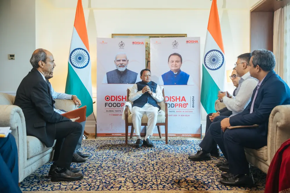 CM Majhi Meets Industry Leaders In Delhi, Eyes Big Investment At ‘Odisha Food Pro 2026’