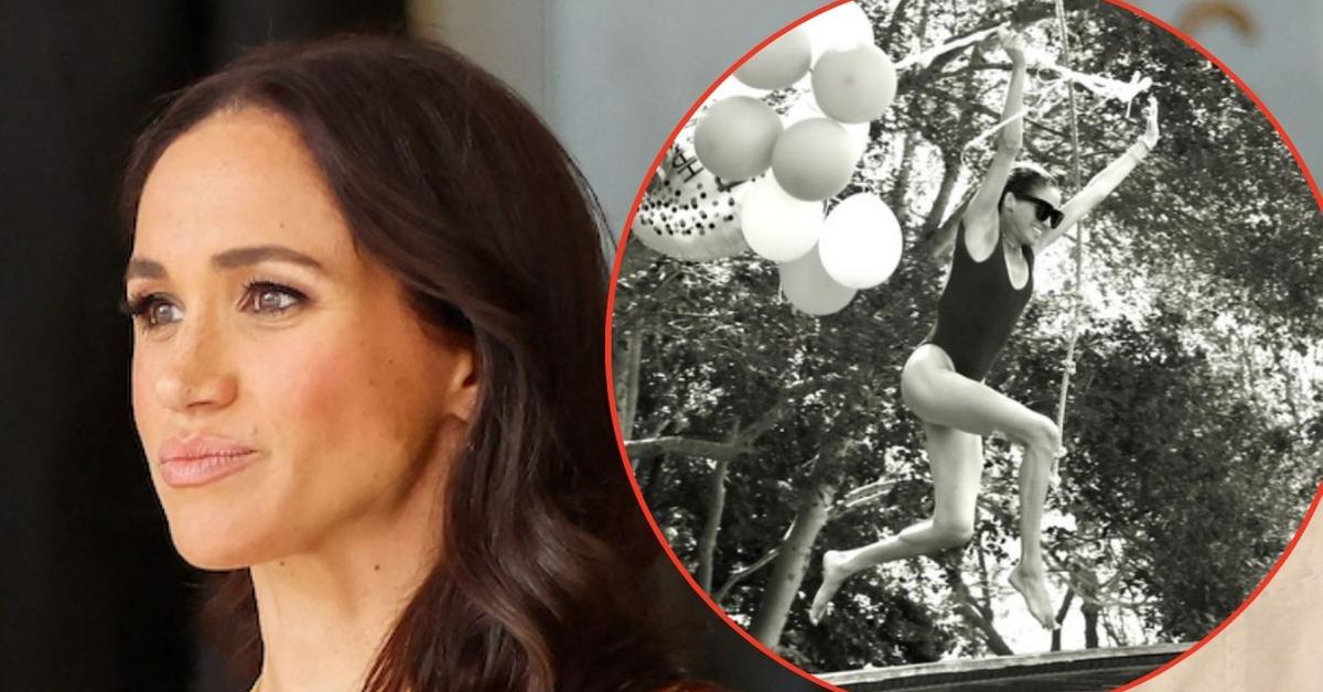 Meghan Markle Mocked By Critics Over 'Desperate' 45th Birthday Post Taking Pool Plunge in Sunglasses & Jewelry