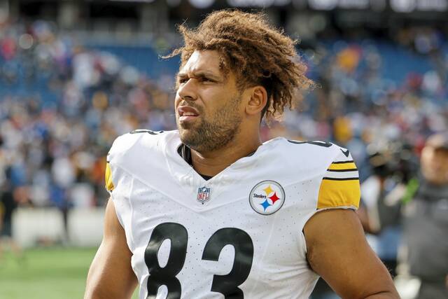 Tight end Connor Heyward thrives running Steelers’ debut ‘tush push’