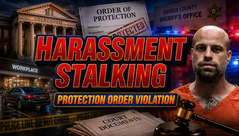 Cameron man charged with stalking, harassment after protection order