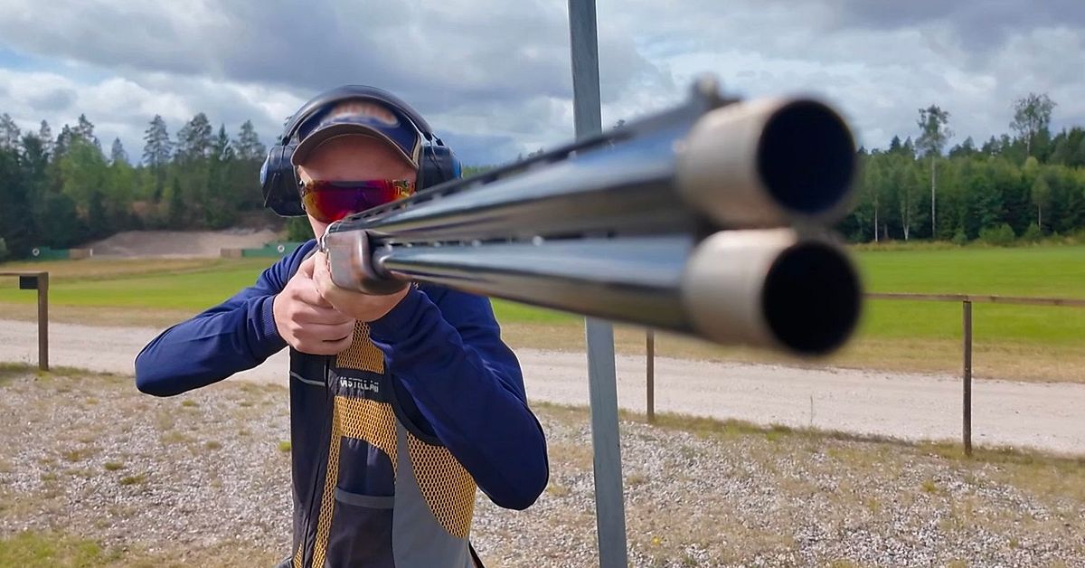 Lucas, 18, från Vingåker laddar för VM i lerduveskytte: ”Gäller att fokusera”