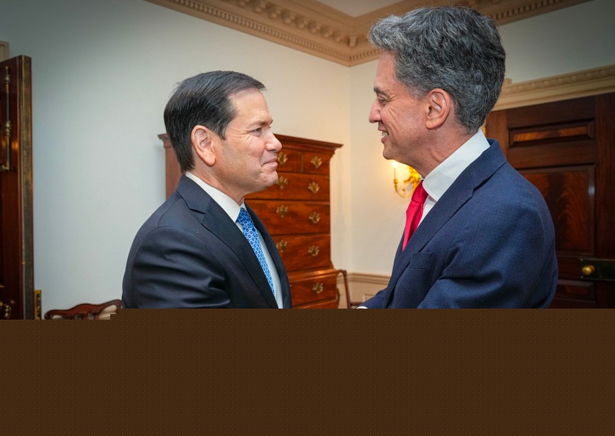 Rubio met British counterpart Miliband
