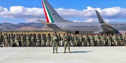 Refuerzan seguridad en Sinaloa con la llegada de mil 600 militares