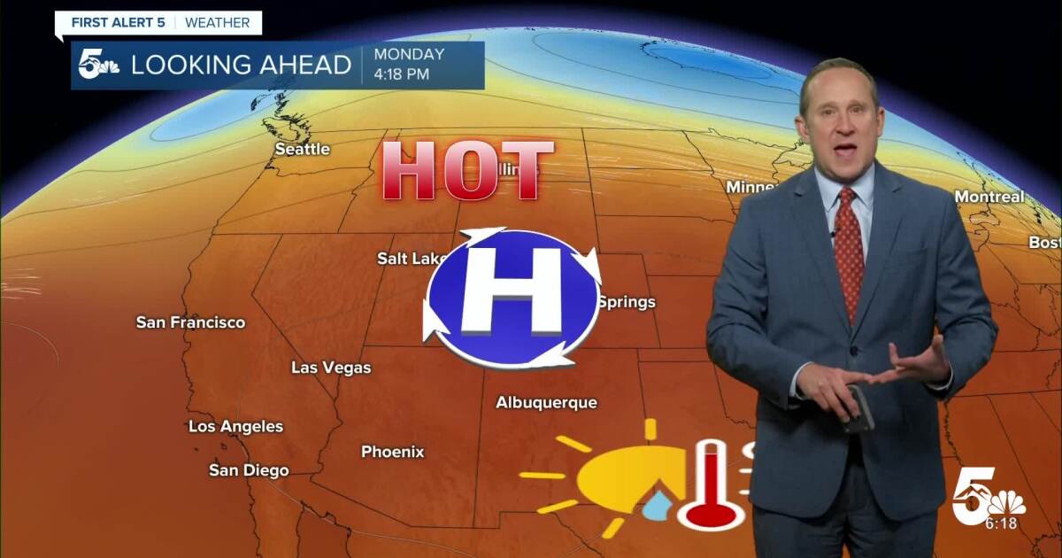 Drying and seasonal on Wednesday, with building heat for Southern Colorado