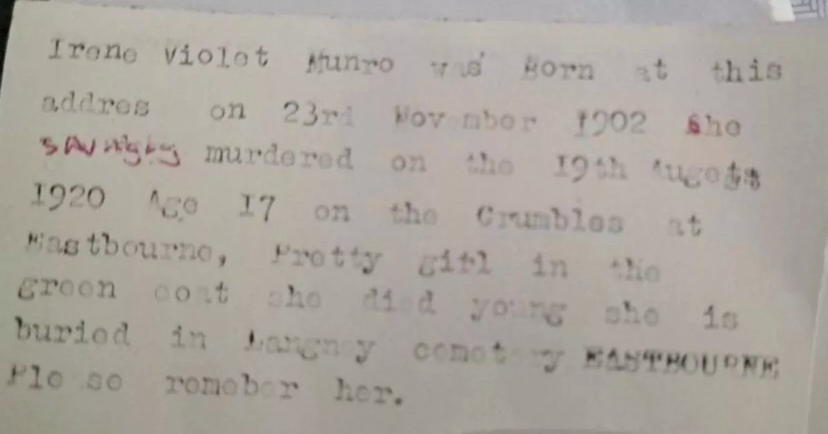 Woman discovers teen's century-old murder through eerie 'ghost post' to her home
