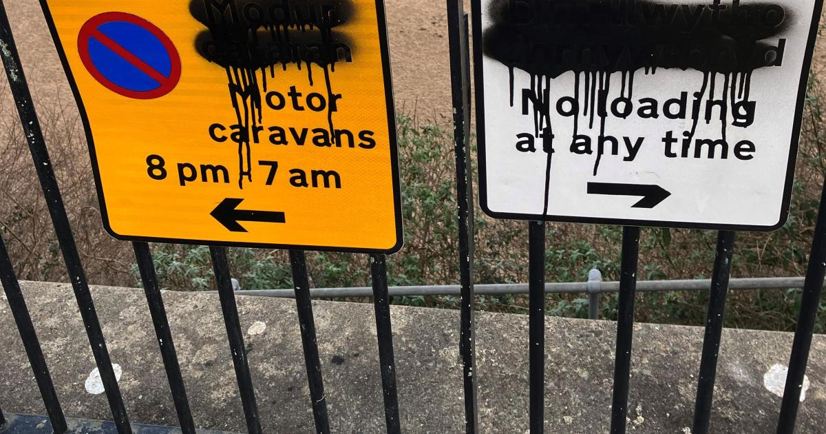 'Anti-Welsh scum' blamed for sign vandalism in Pembrokeshire town