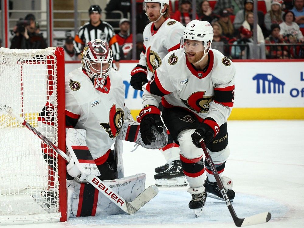 Nick Jensen makes his return to Ottawa Senators after off-season hip surgery