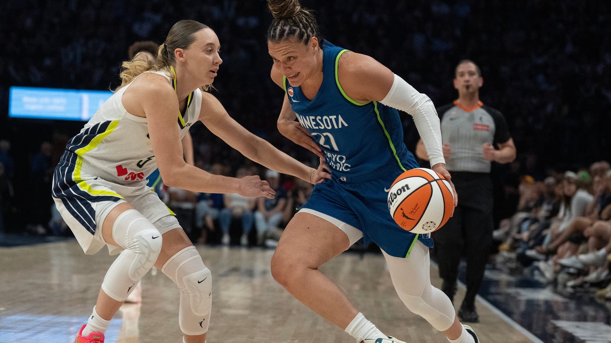 McBride hits WNBA-record 10 3-pointer, Lynx beat Wings