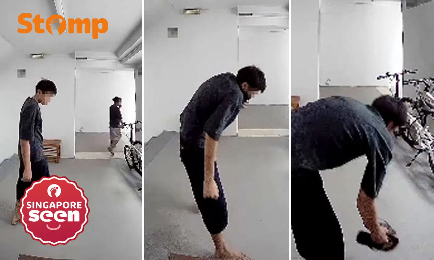 Punggol resident calls pair ‘knuckleheads’ after youth covers face and takes her slippers, wants them punished