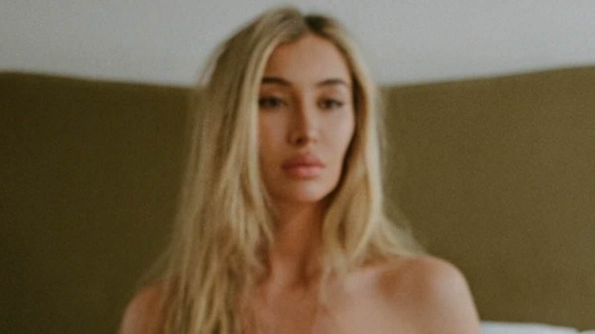 Sophie Habboo shows off her baby bump as she poses topless in a stunning maternity shoot ahead of welcoming her first child