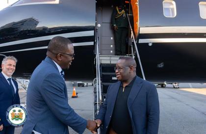 Sierra Leone’s President Julius Maada Bio Arrives In New York Ahead Of UNGA High-Level Week