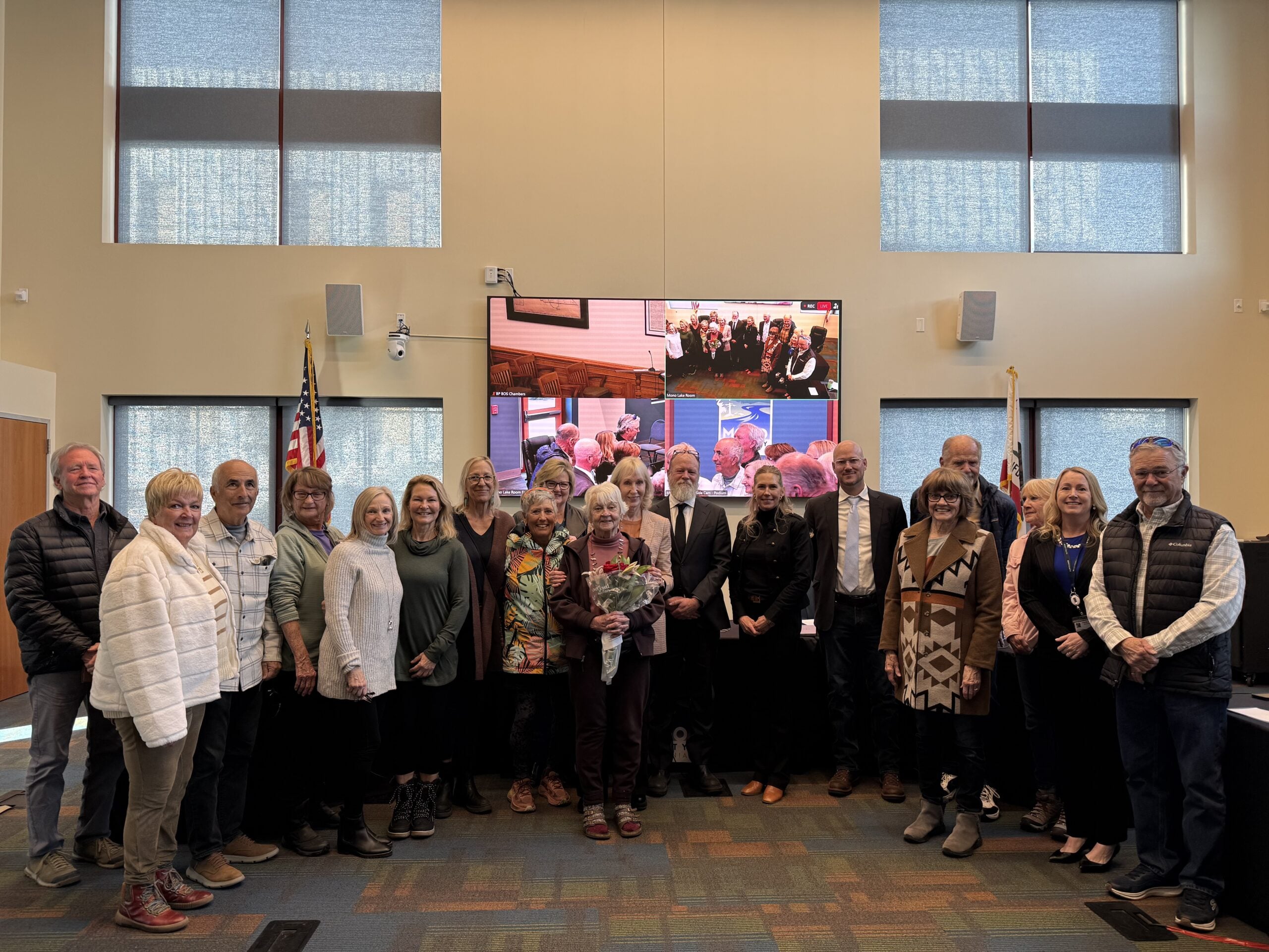 MONO COUNTY BOARD OF SUPERVISORS HONORS CAROLYN BALLIET WITH SIXTH ANNUAL COMMUNITY SPIRIT AWARD
