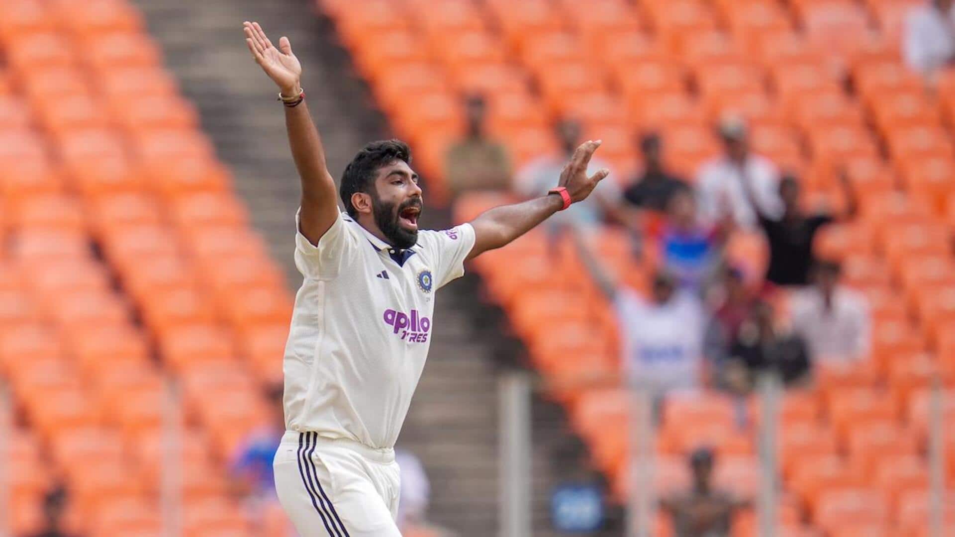 Jasprit Bumrah gets to 50 Test wickets in India: Stats
