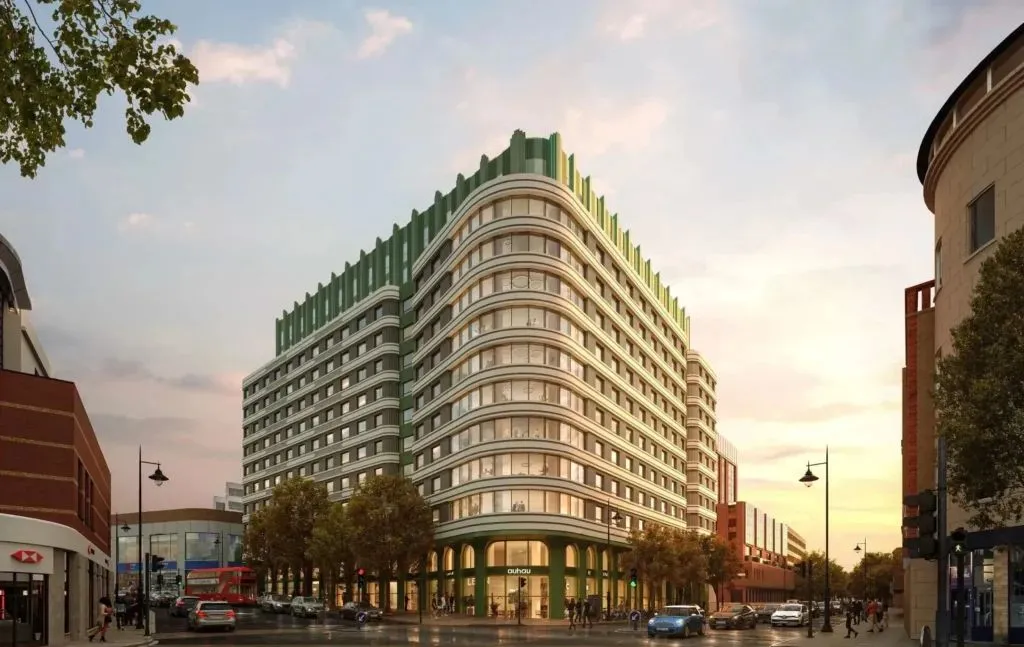 PLP submits Art Deco-inspired Wimbledon office and shared living scheme