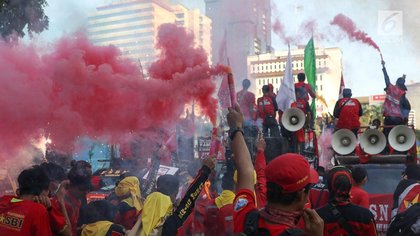 Titik Demo Buruh Hari Ini di Jakarta Jumat 30 Januari 2026