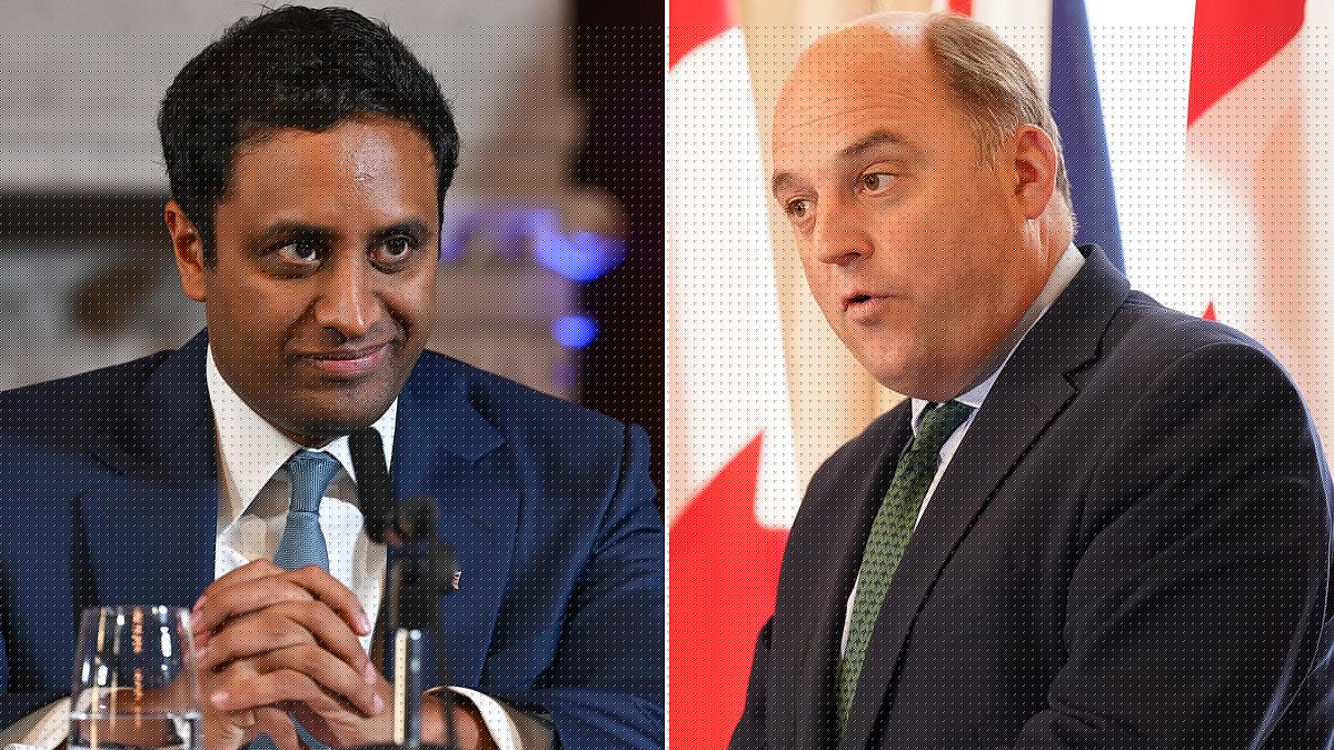 Nigel Farage slaps down Reform UK's Zia Yusuf for branding ex-soldier and former Tory minister Ben Wallace a 'traitor to Britain'