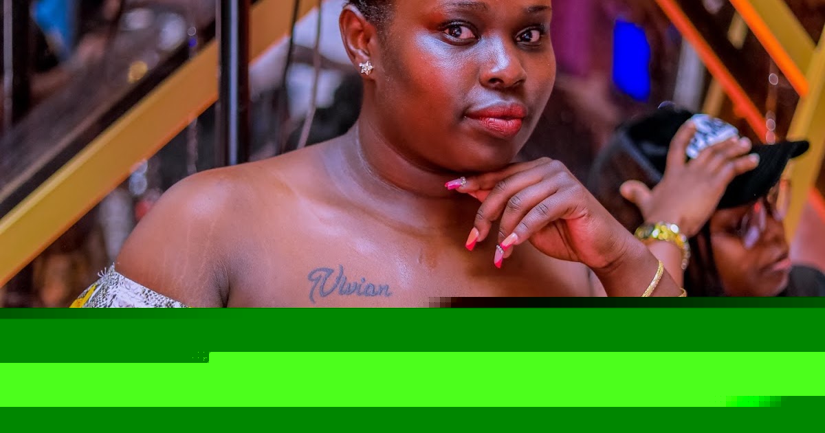 Confident in her body! This plus-size LADY was spotted at a popular Kisii club – Nice tattoo though! (PHOTO)