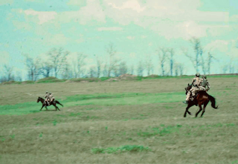 First Motorbikes, Buggies – Now Russian Storm Troops Turn to Horseback