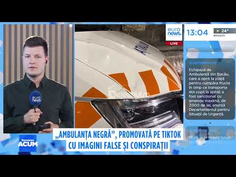 „Ambulanța neagră”, informația falsă promovată pe TikTok care pune în pericol vieți