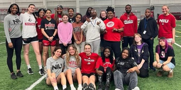 NIU Athletics named finalist for NACDA Community Service Award