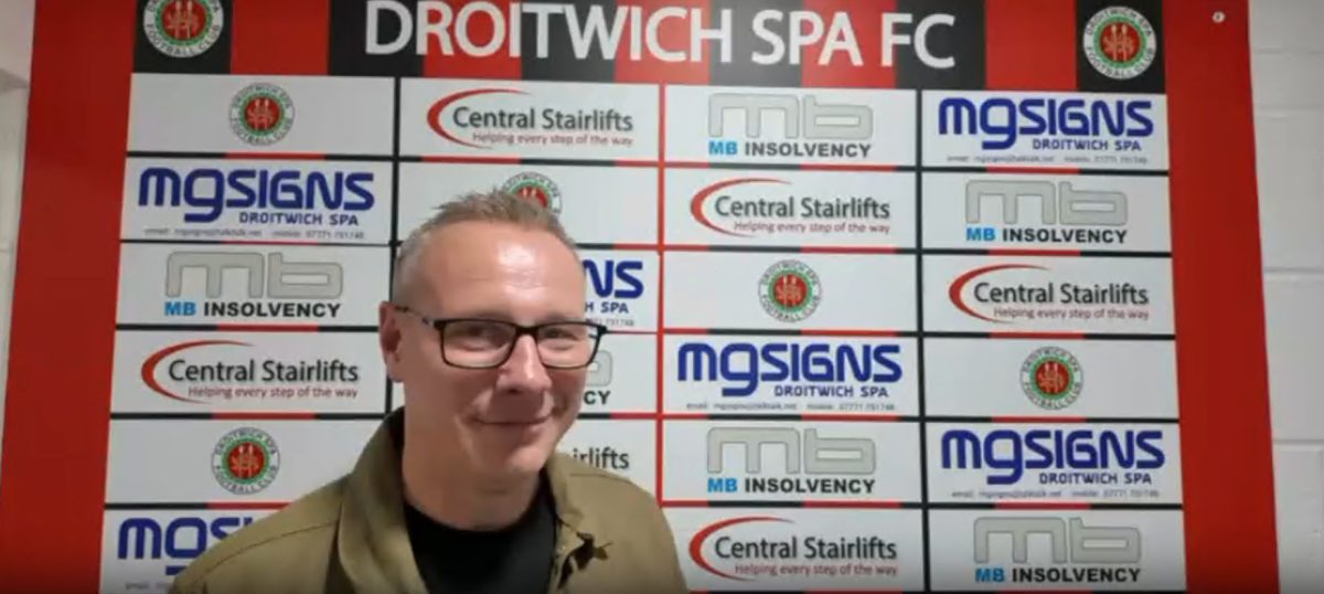 FOOTBALL - Quentin Townsend insists Droitwich Spa 'need to start scoring' goals ahead of FA Cup tie