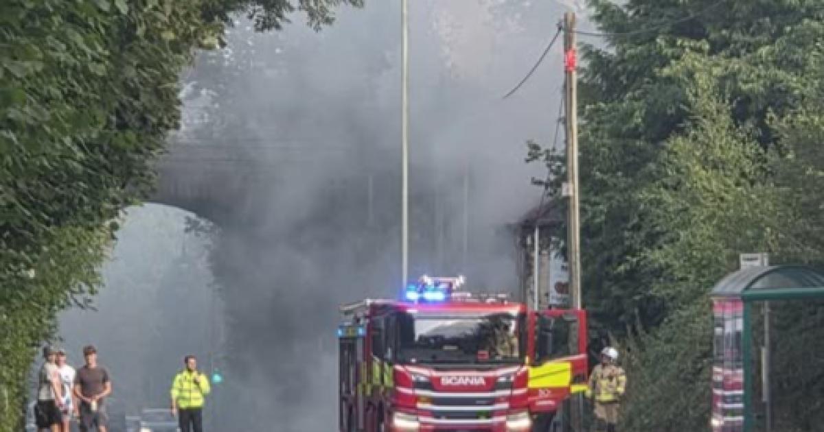 Disused café at centre of repeated arson attacks ablaze again
