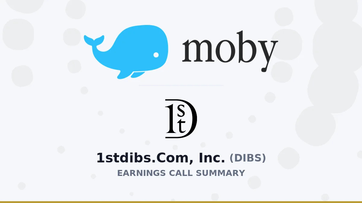 1stdibs.Com, Inc. Q2 2026 Earnings Call Summary