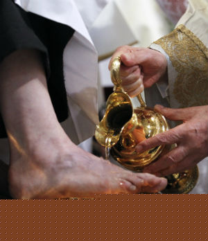 Footwashing, the Holy Thursday Mandatum: God is Love and Love is a Verb