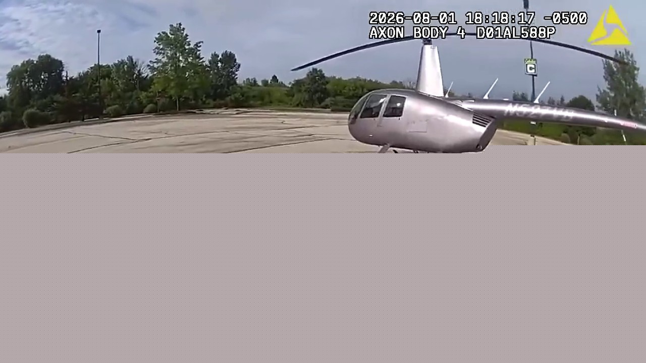Pilot lands helicopter in Cabela's parking lot in Richfield