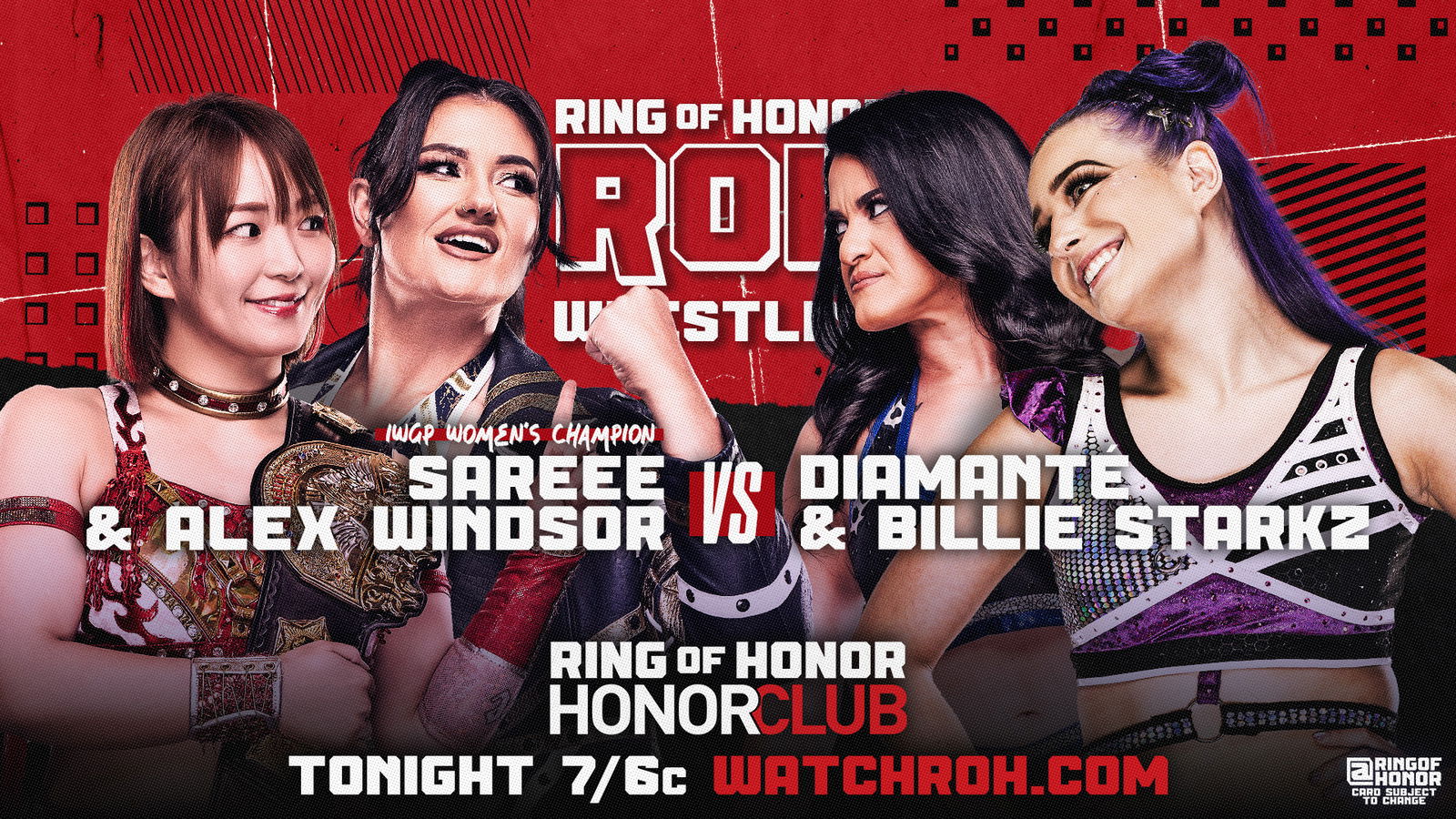 Ring of Honor TV live results: Sareee debuts