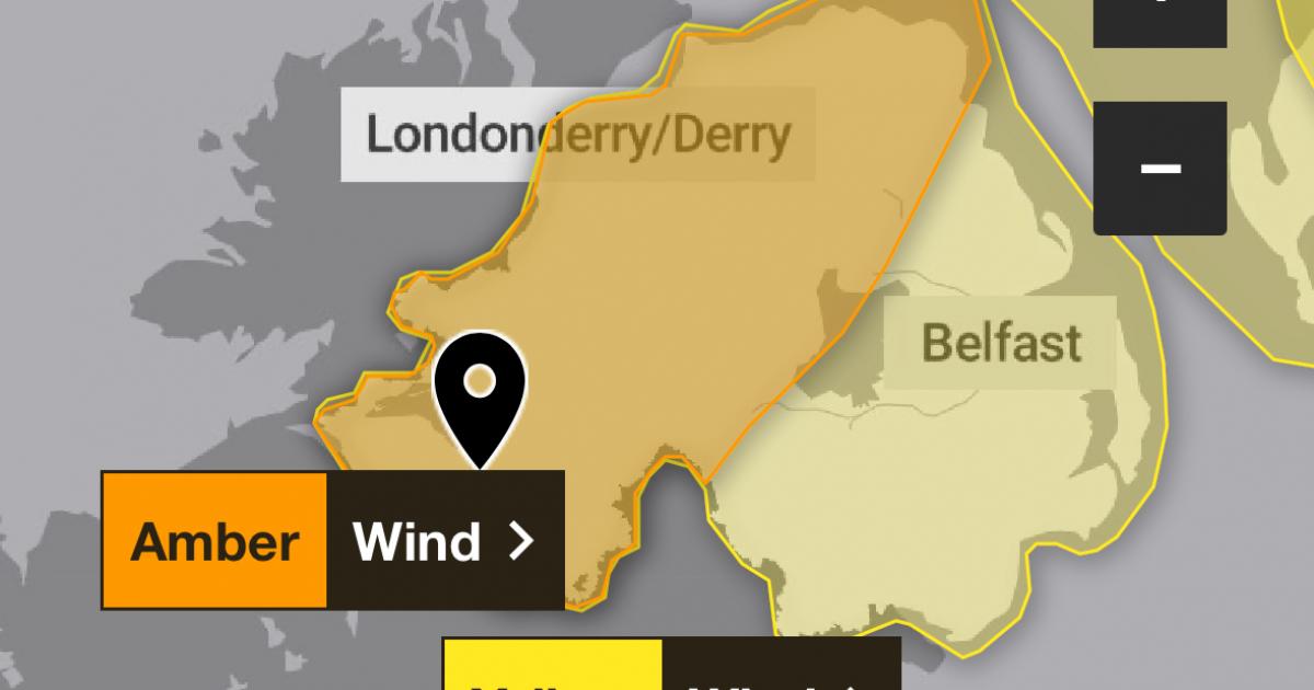 Council closes outdoor facilities as amber weather warning issued for Fermanagh