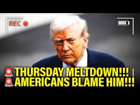 Trump has THURSDAY MELTDOWN as HIS SHUTDOWN is BACKFIRING