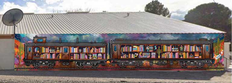 ‘Tracks and Tales’ picked as new library mural