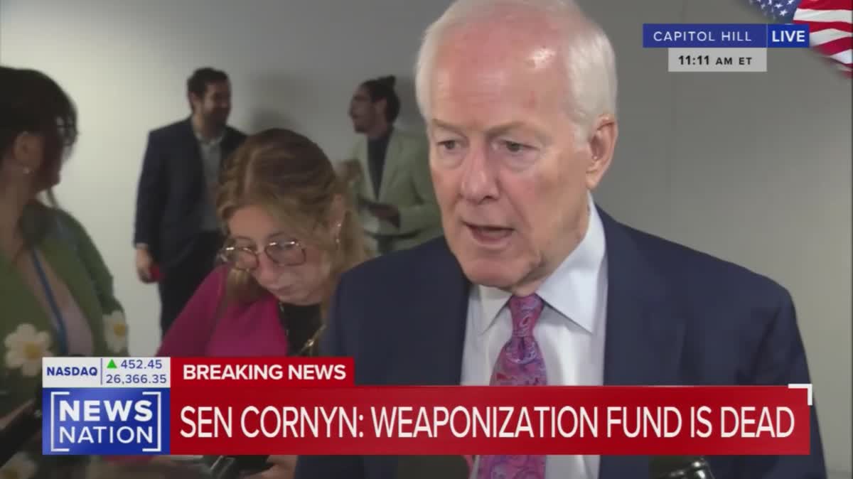 Cornyn On Trump Wanting His Payout Fund Back: We're Powerless