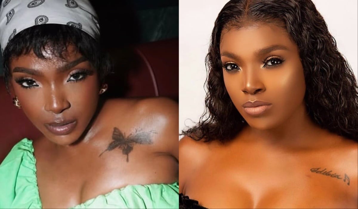 ‘From Idibia To Butterfly’ – Annie Macaulay Covers Up Famous Tattoo