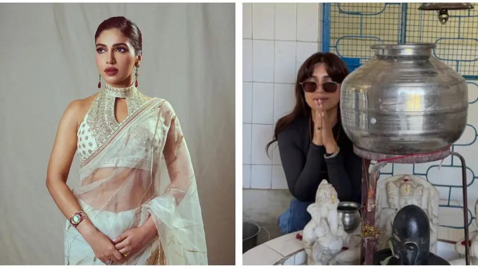 ‘Mandir Mein Photoshoot?’ Internet Calls Out Bhumi Pednekar’s Temple Visit
