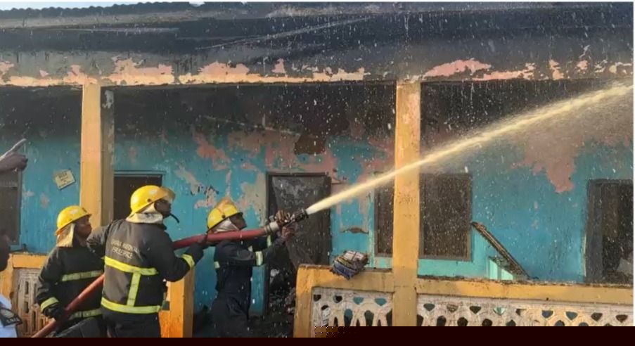 Fire outbreak at family house of the late Mohammed Murtala 1 of August 6 helicopter crash victims