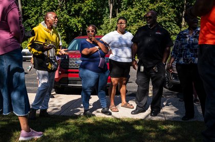 Rally supports Kalamazoo football player, 15, who faced death threats after injuring player